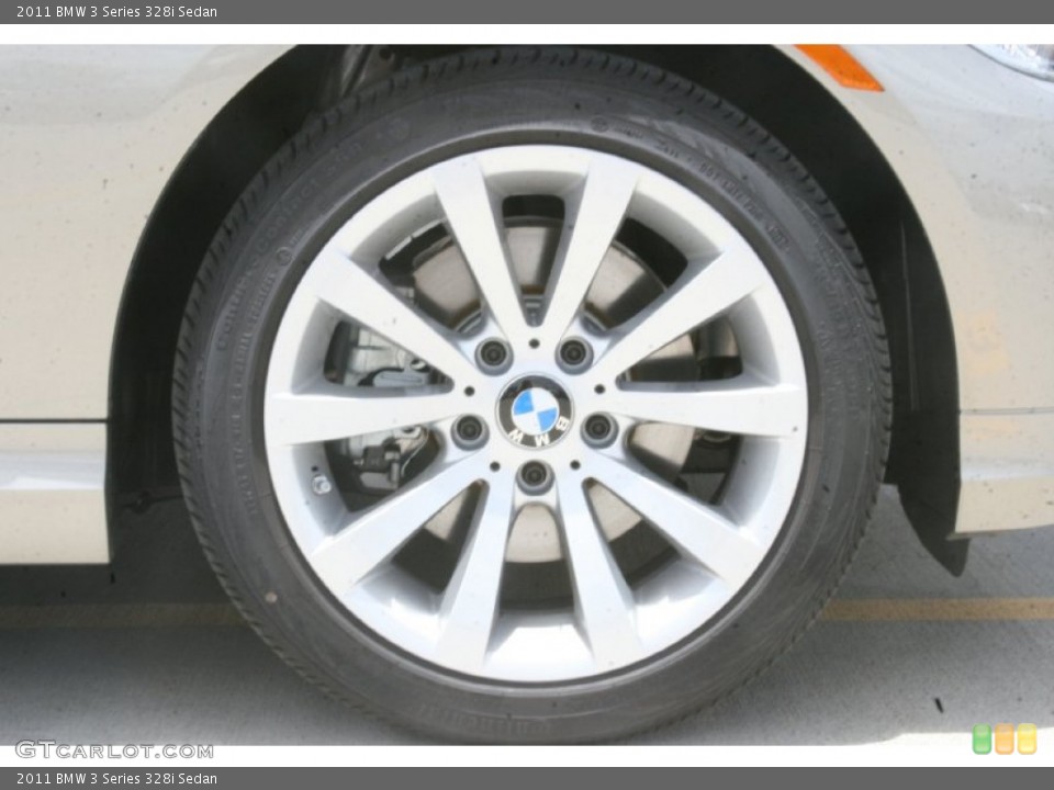 2011 BMW 3 Series 328i Sedan Wheel and Tire Photo #68647240