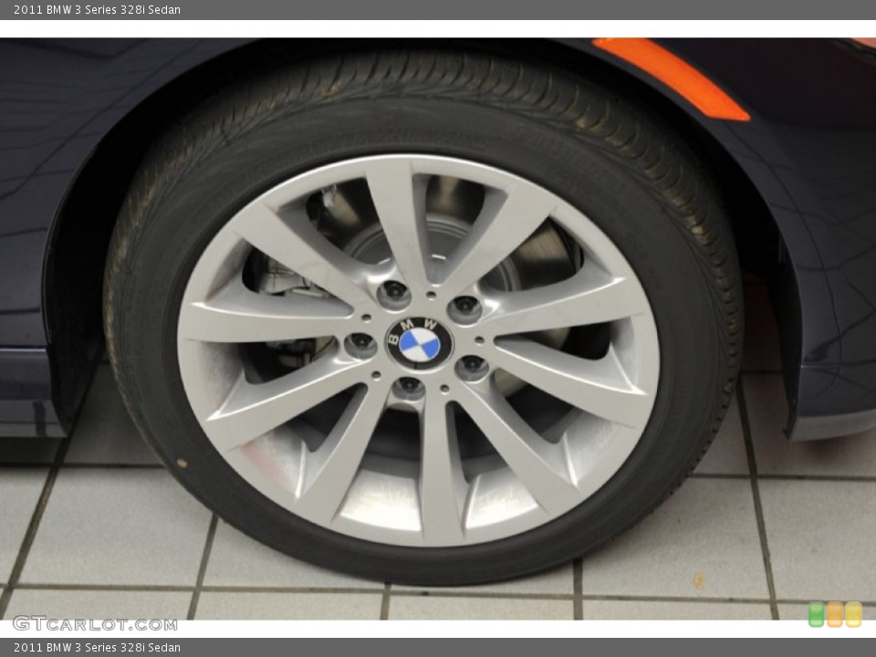 2011 BMW 3 Series 328i Sedan Wheel and Tire Photo #68647606