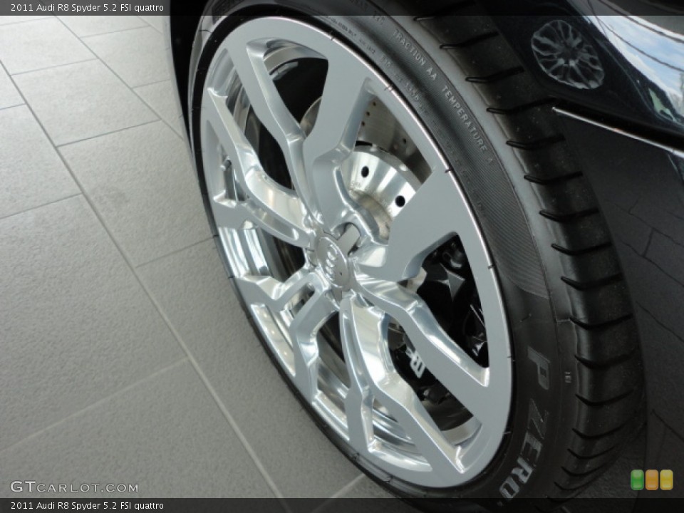 2011 Audi R8 Spyder 5.2 FSI quattro Wheel and Tire Photo #68652079