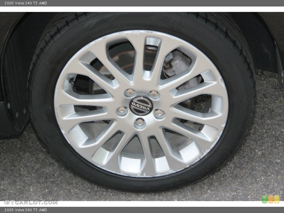 2005 Volvo S40 T5 AWD Wheel and Tire Photo #68656492