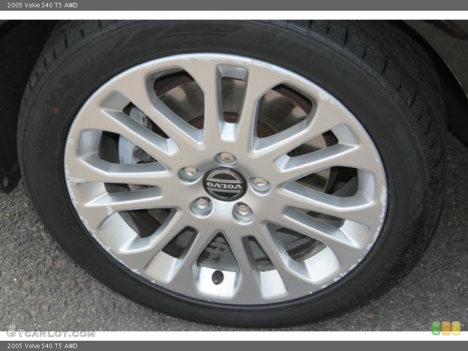 2005 Volvo S40 T5 AWD Wheel and Tire Photo #68656501