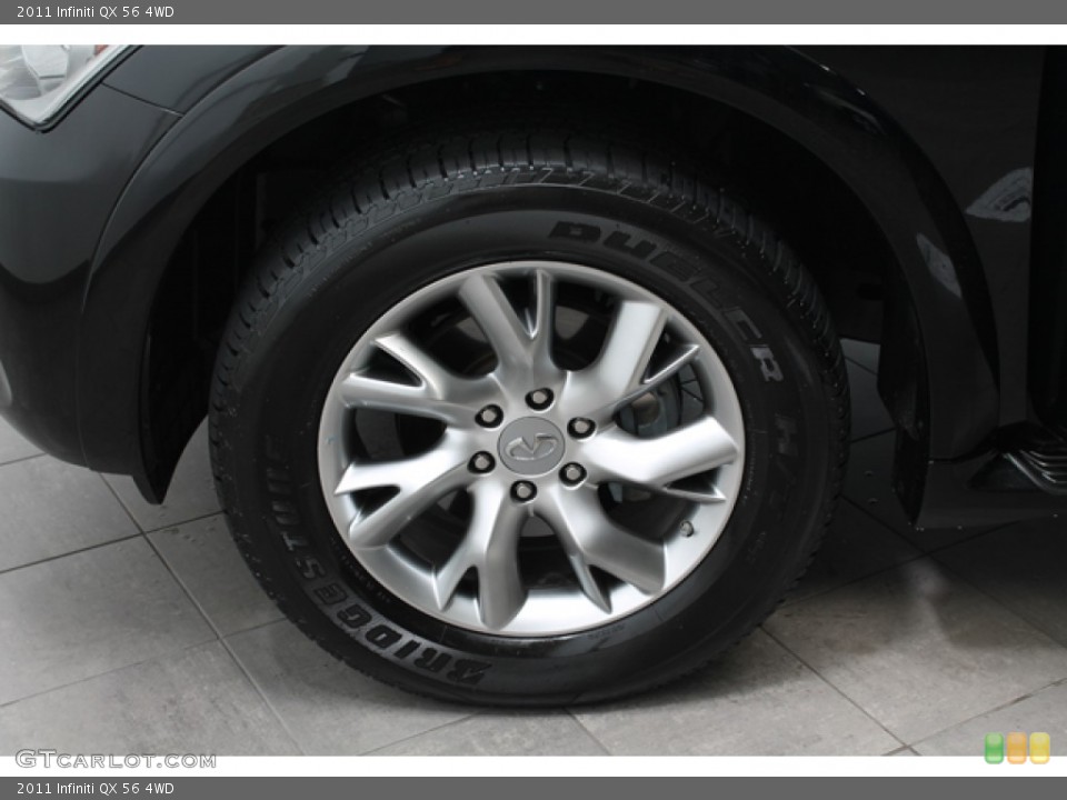 2011 Infiniti QX 56 4WD Wheel and Tire Photo #68658973