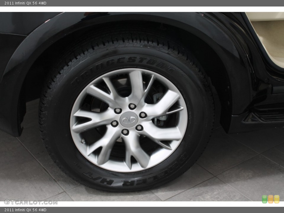 2011 Infiniti QX 56 4WD Wheel and Tire Photo #68658979
