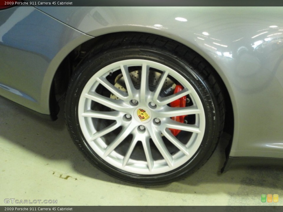 2009 Porsche 911 Carrera 4S Cabriolet Wheel and Tire Photo #68662500