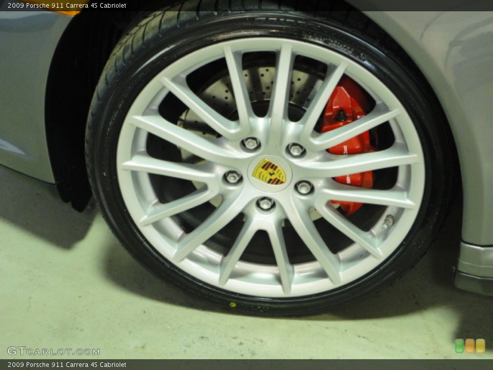 2009 Porsche 911 Carrera 4S Cabriolet Wheel and Tire Photo #68662527