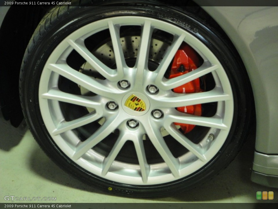2009 Porsche 911 Carrera 4S Cabriolet Wheel and Tire Photo #68662551