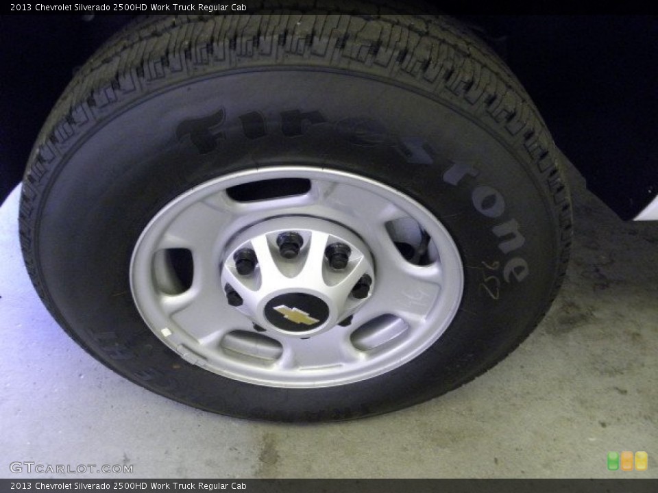 2013 Chevrolet Silverado 2500HD Work Truck Regular Cab Wheel and Tire Photo #68669200