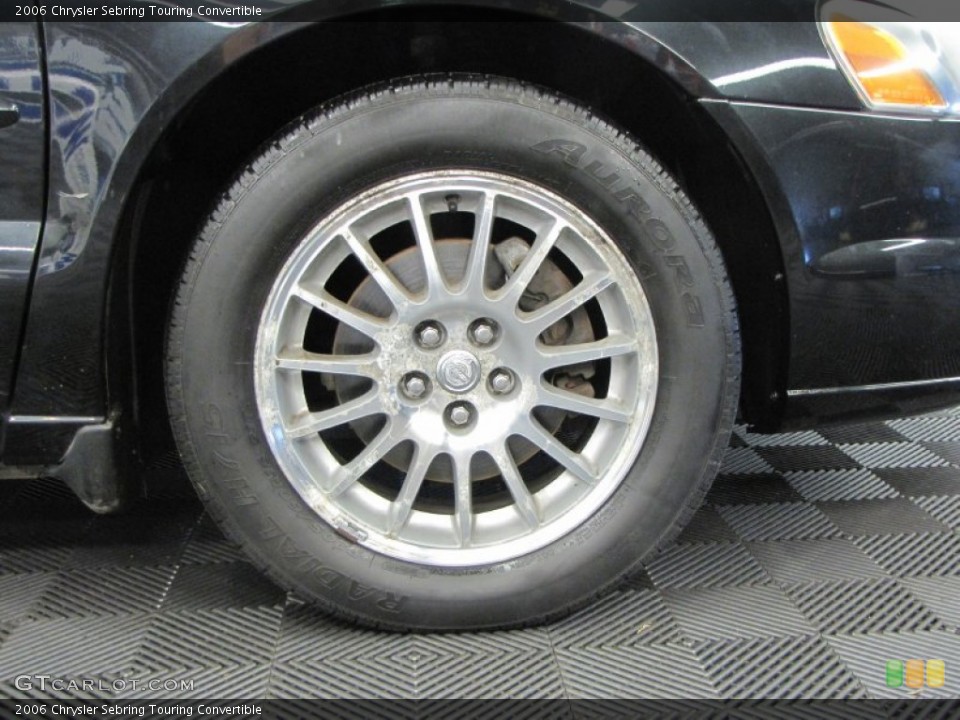 2006 Chrysler Sebring Touring Convertible Wheel and Tire Photo #68672266