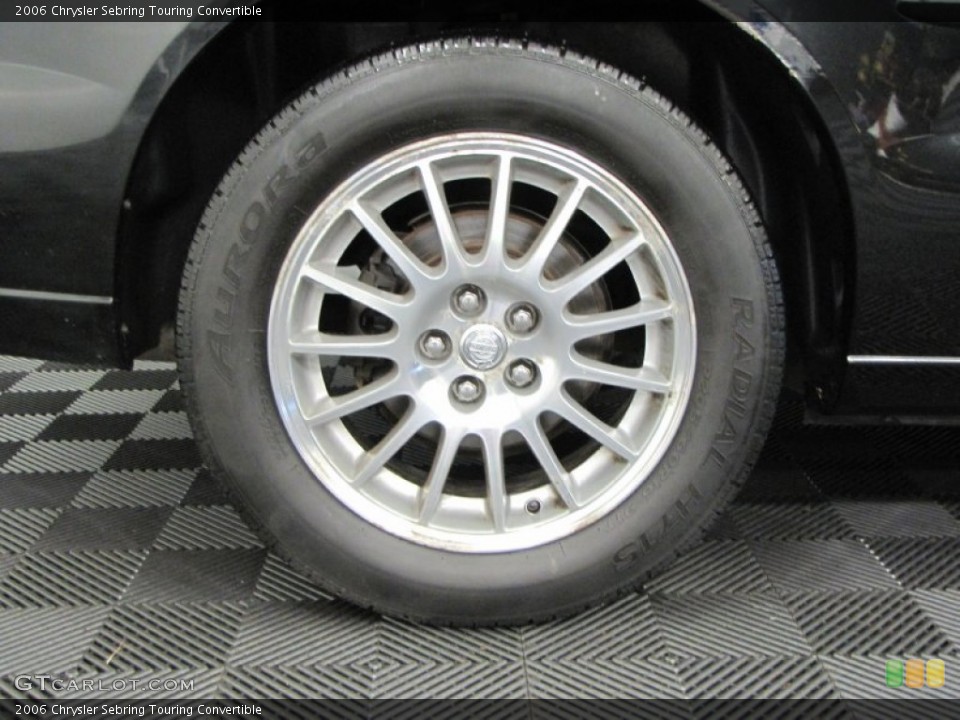 2006 Chrysler Sebring Touring Convertible Wheel and Tire Photo #68672272