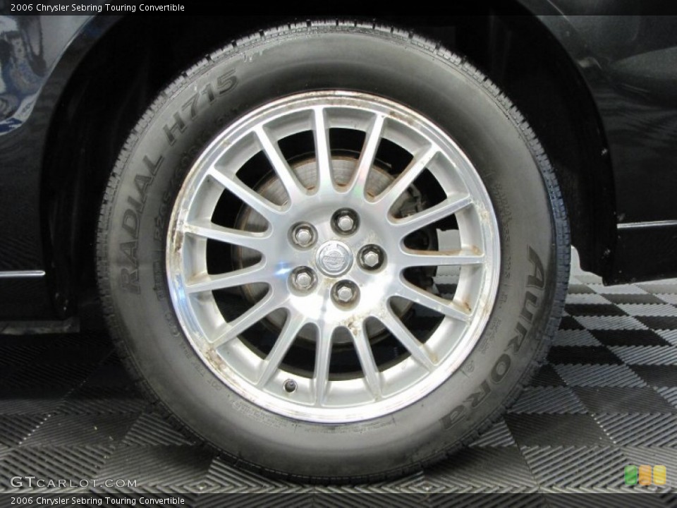 2006 Chrysler Sebring Touring Convertible Wheel and Tire Photo #68672287