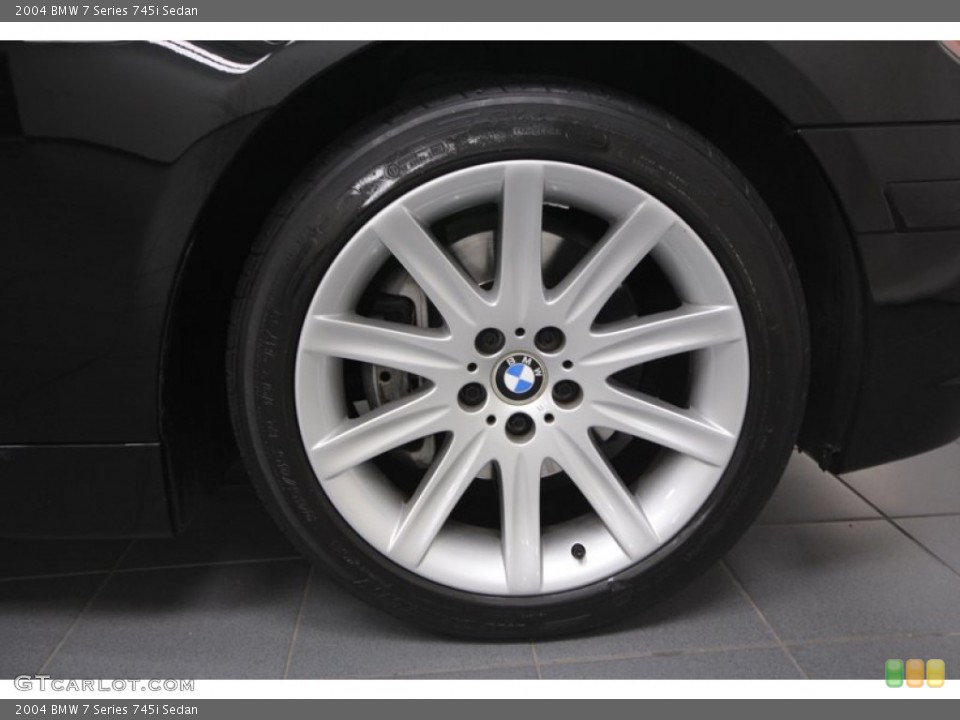 2004 BMW 7 Series 745i Sedan Wheel and Tire Photo #68678443
