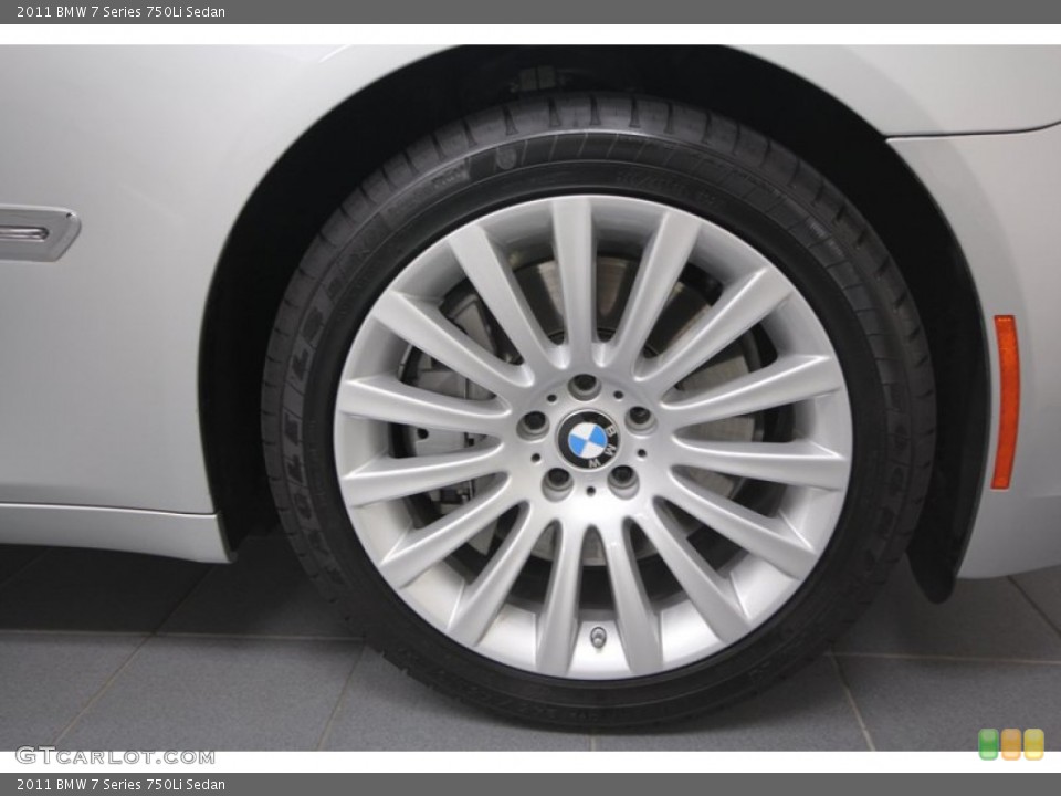 2011 BMW 7 Series 750Li Sedan Wheel and Tire Photo #68678896