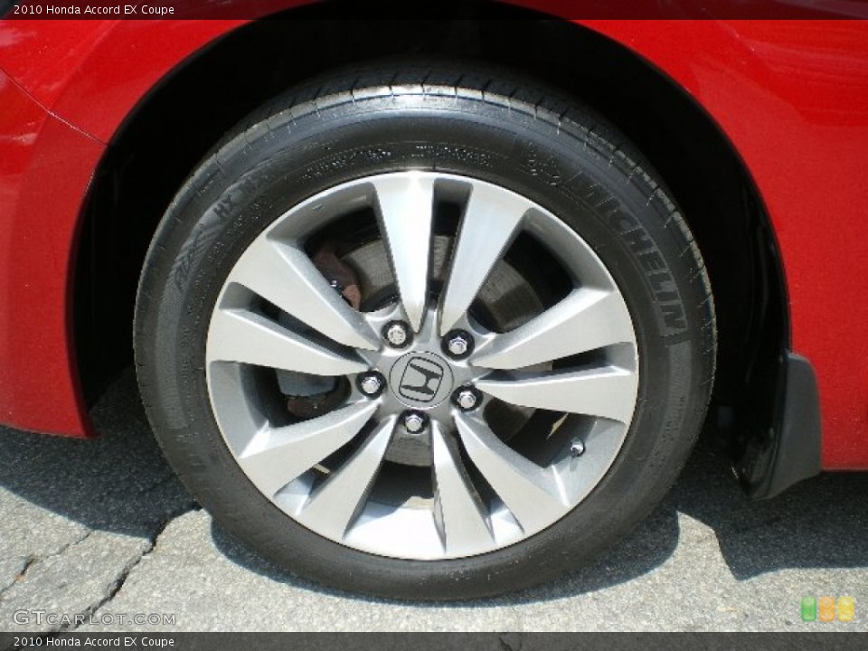 2010 Honda Accord EX Coupe Wheel and Tire Photo #68682220