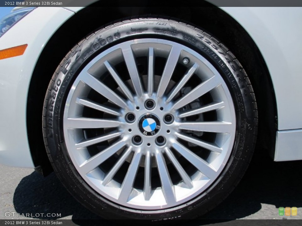 2012 BMW 3 Series 328i Sedan Wheel and Tire Photo #68682571