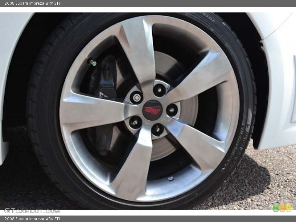 2008 Subaru Impreza WRX STi Wheel and Tire Photo #68684431