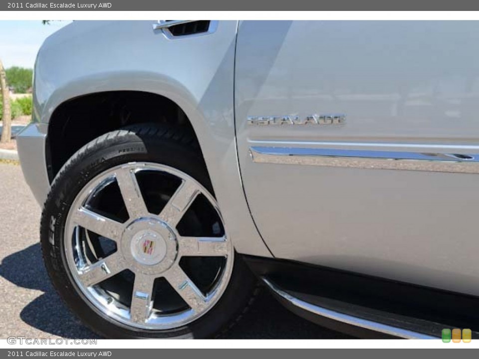 2011 Cadillac Escalade Luxury AWD Wheel and Tire Photo #68684662