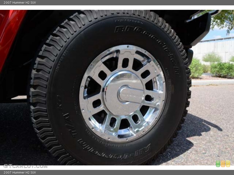 2007 Hummer H2 SUV Wheel and Tire Photo #68684923