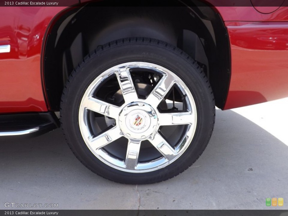 2013 Cadillac Escalade Luxury Wheel and Tire Photo #68687062
