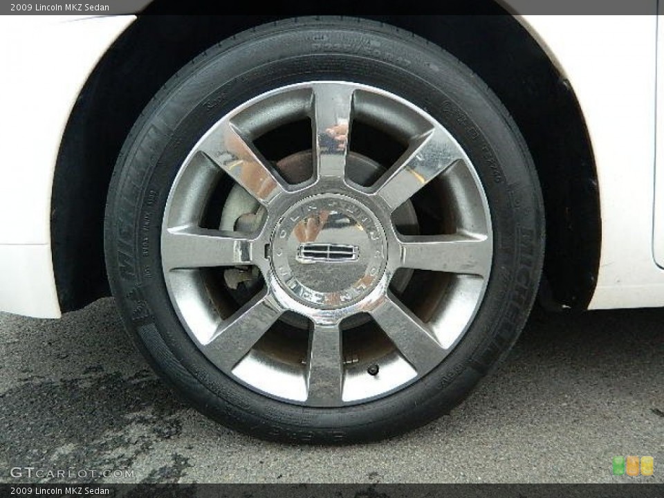 2009 Lincoln MKZ Sedan Wheel and Tire Photo #68690280