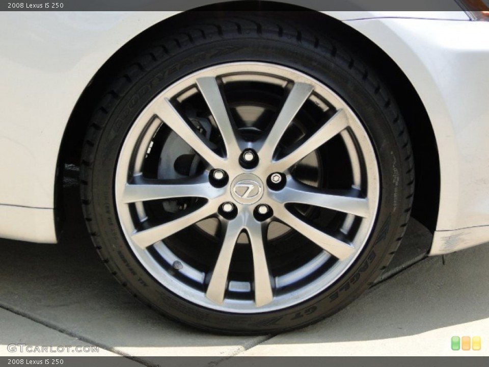 2008 Lexus IS 250 Wheel and Tire Photo #68698108