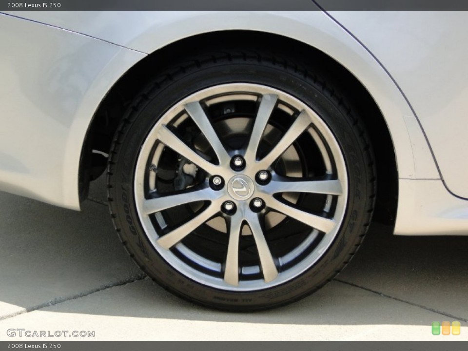 2008 Lexus IS Wheels and Tires