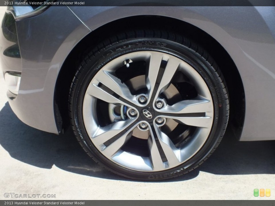 2013 Hyundai Veloster  Wheel and Tire Photo #68712295