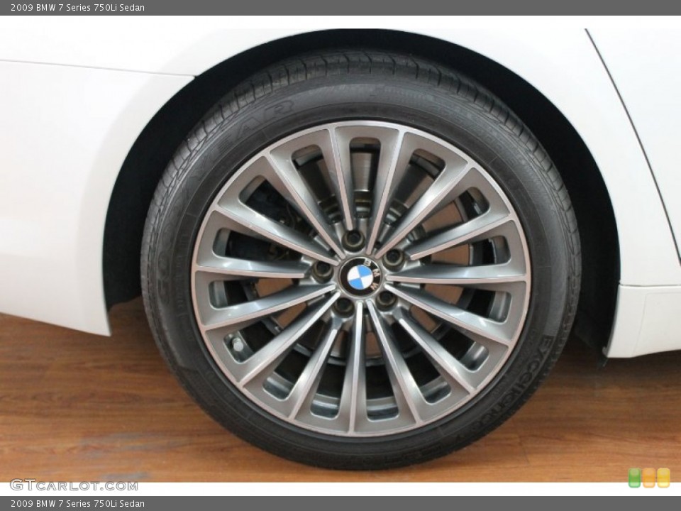 2009 BMW 7 Series 750Li Sedan Wheel and Tire Photo #68716003