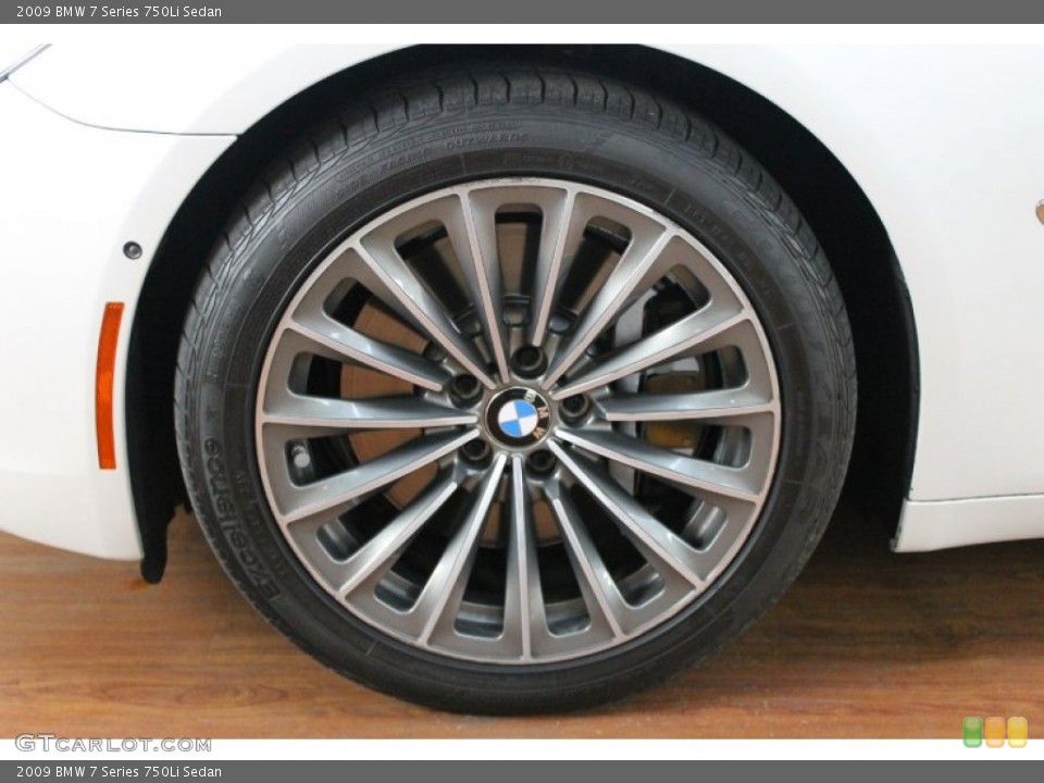 2009 BMW 7 Series 750Li Sedan Wheel and Tire Photo #68716027