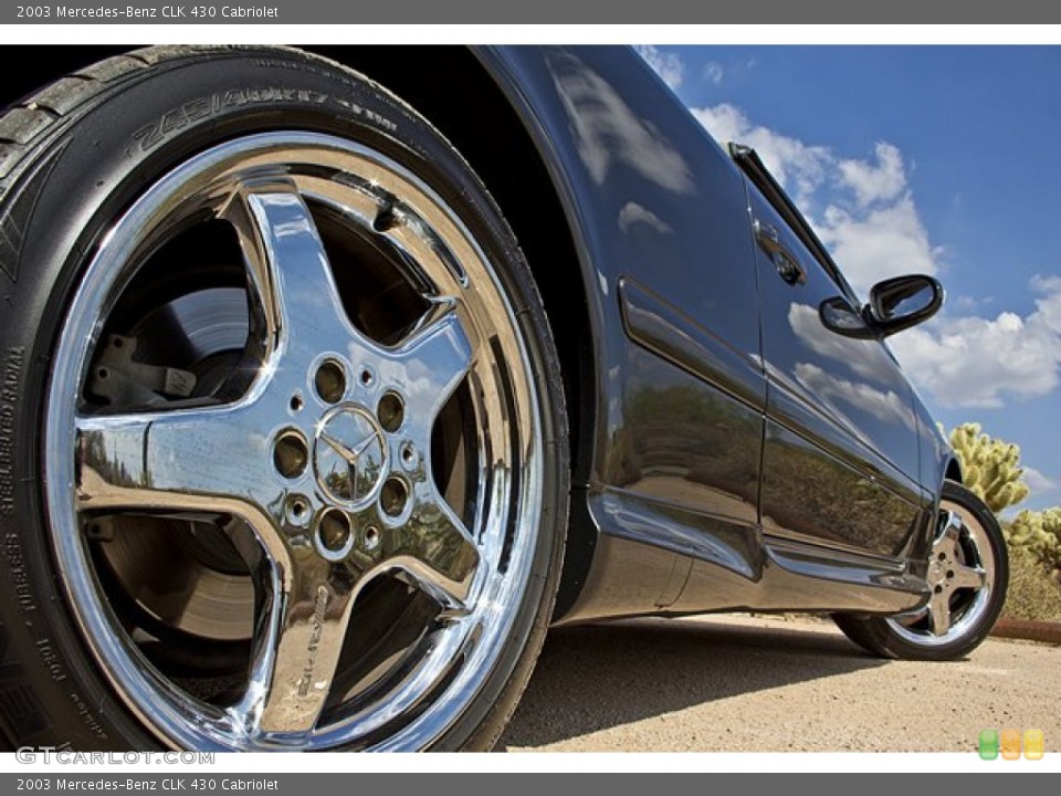2003 Mercedes-Benz CLK 430 Cabriolet Wheel and Tire Photo #68727325