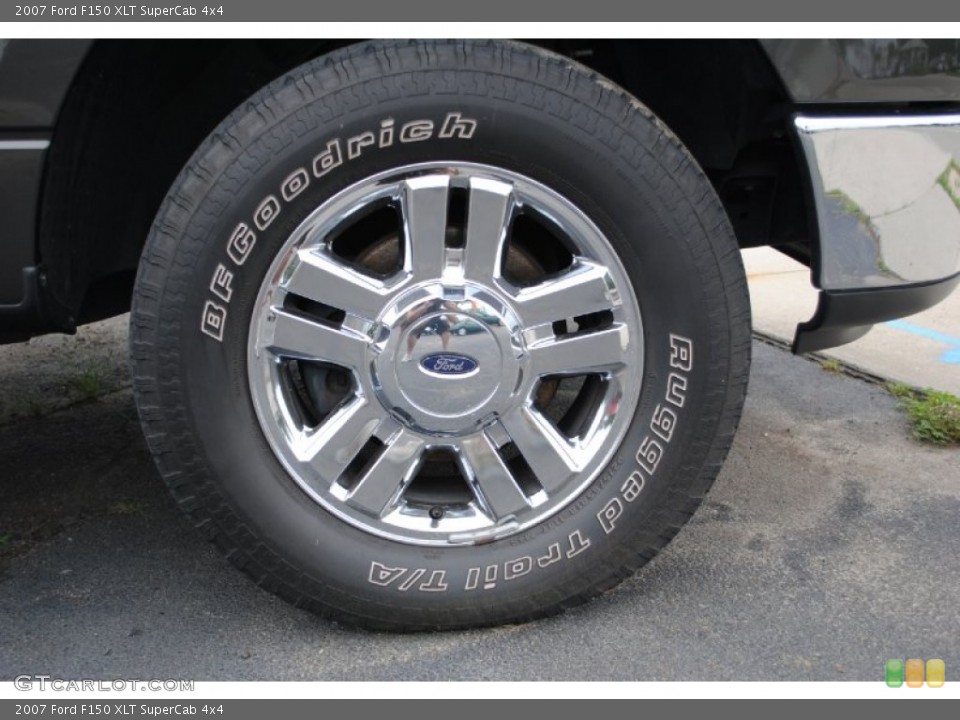 2007 Ford F150 XLT SuperCab 4x4 Wheel and Tire Photo #68728518