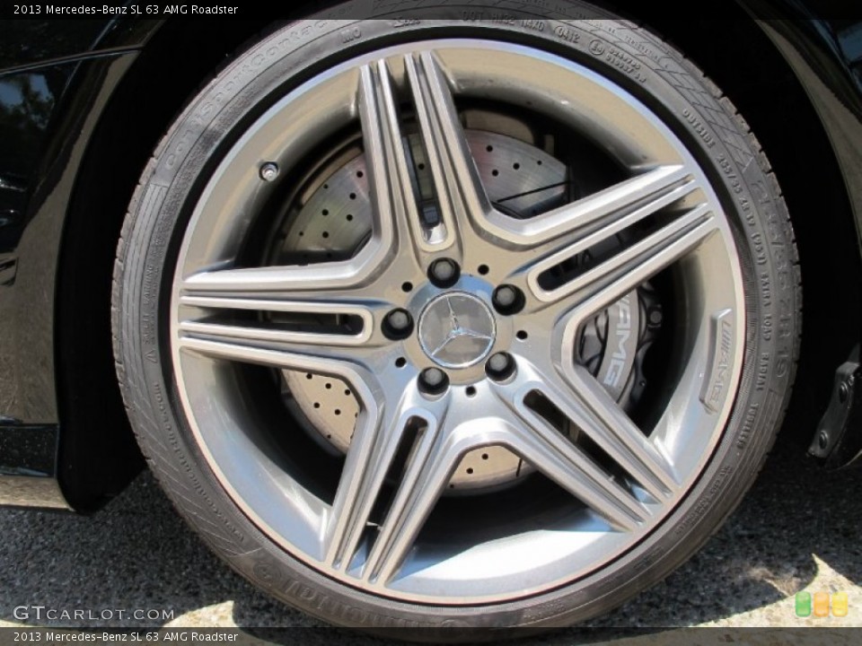 2013 Mercedes-Benz SL 63 AMG Roadster Wheel and Tire Photo #68728741