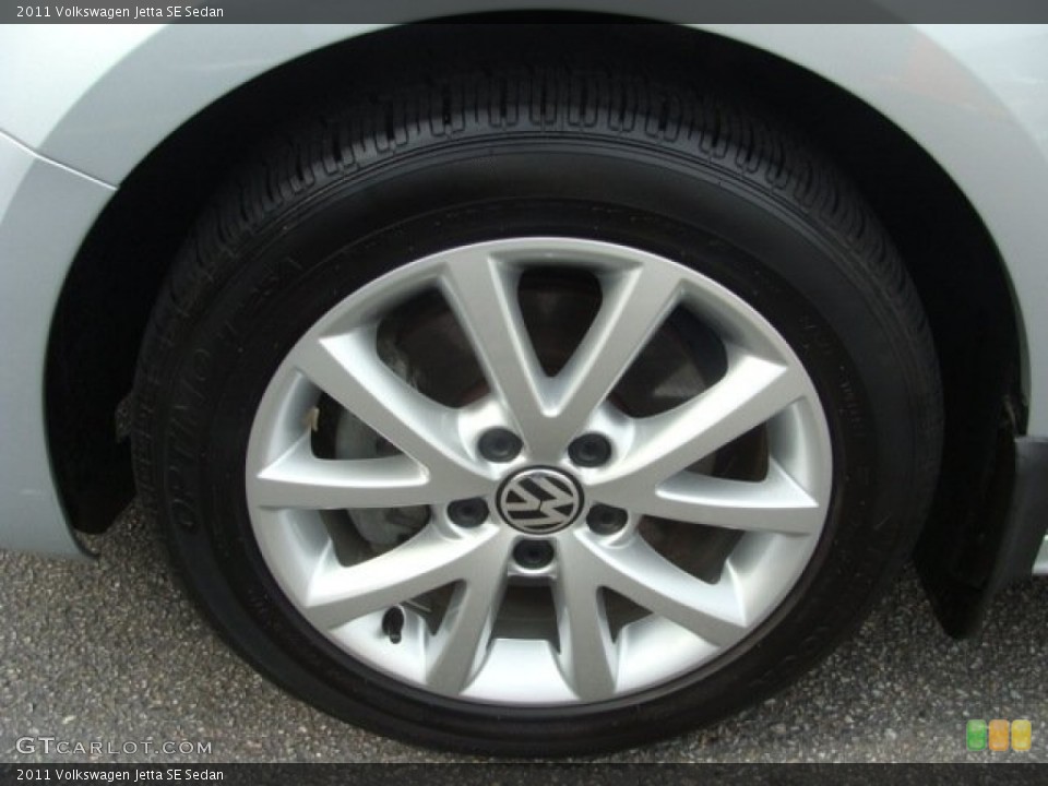 2011 Volkswagen Jetta SE Sedan Wheel and Tire Photo #68729028