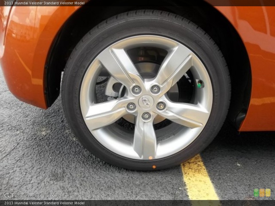 2013 Hyundai Veloster  Wheel and Tire Photo #68729122