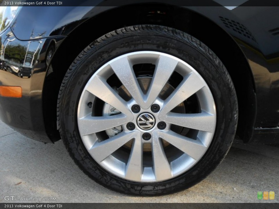 2013 Volkswagen Golf 4 Door TDI Wheel and Tire Photo #68731596