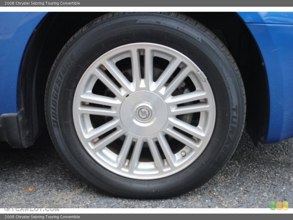 2008 Chrysler Sebring Touring Convertible Wheel and Tire Photo #68732833