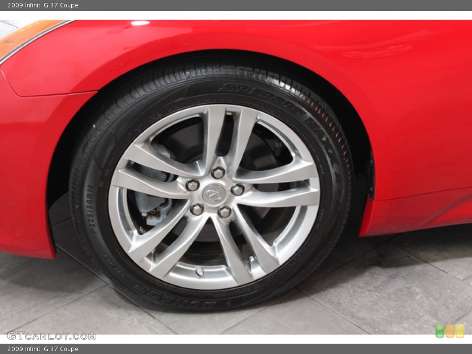2009 Infiniti G 37 Coupe Wheel and Tire Photo #68735449