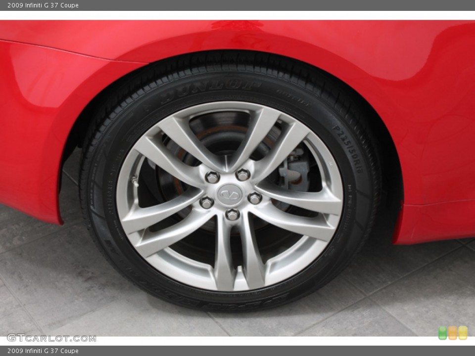 2009 Infiniti G 37 Coupe Wheel and Tire Photo #68735458
