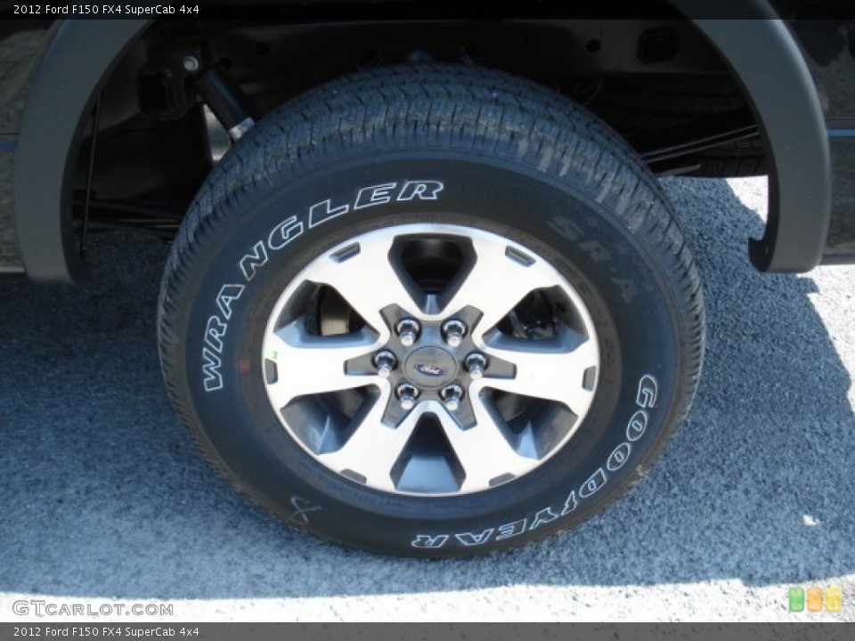 2012 Ford F150 FX4 SuperCab 4x4 Wheel and Tire Photo #68737078
