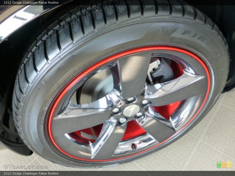 2012 Dodge Challenger Rallye Redline Wheel and Tire Photo #68739415