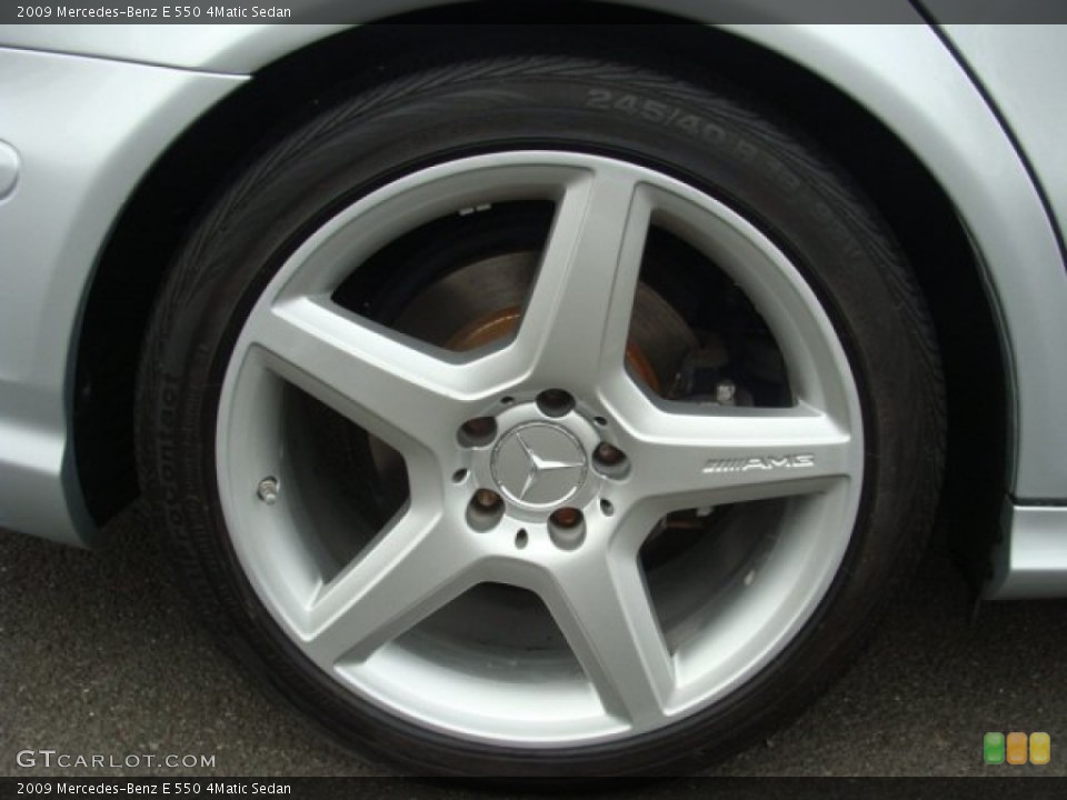 2009 Mercedes-Benz E 550 4Matic Sedan Wheel and Tire Photo #68742953