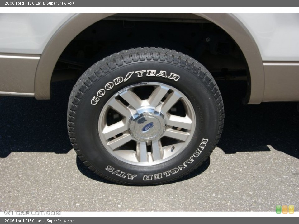 2006 Ford F150 Lariat SuperCrew 4x4 Wheel and Tire Photo #68746945