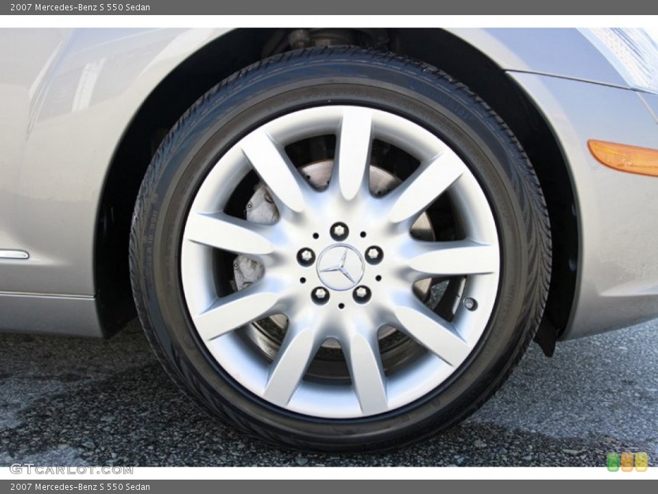 2007 Mercedes-Benz S 550 Sedan Wheel and Tire Photo #68748571