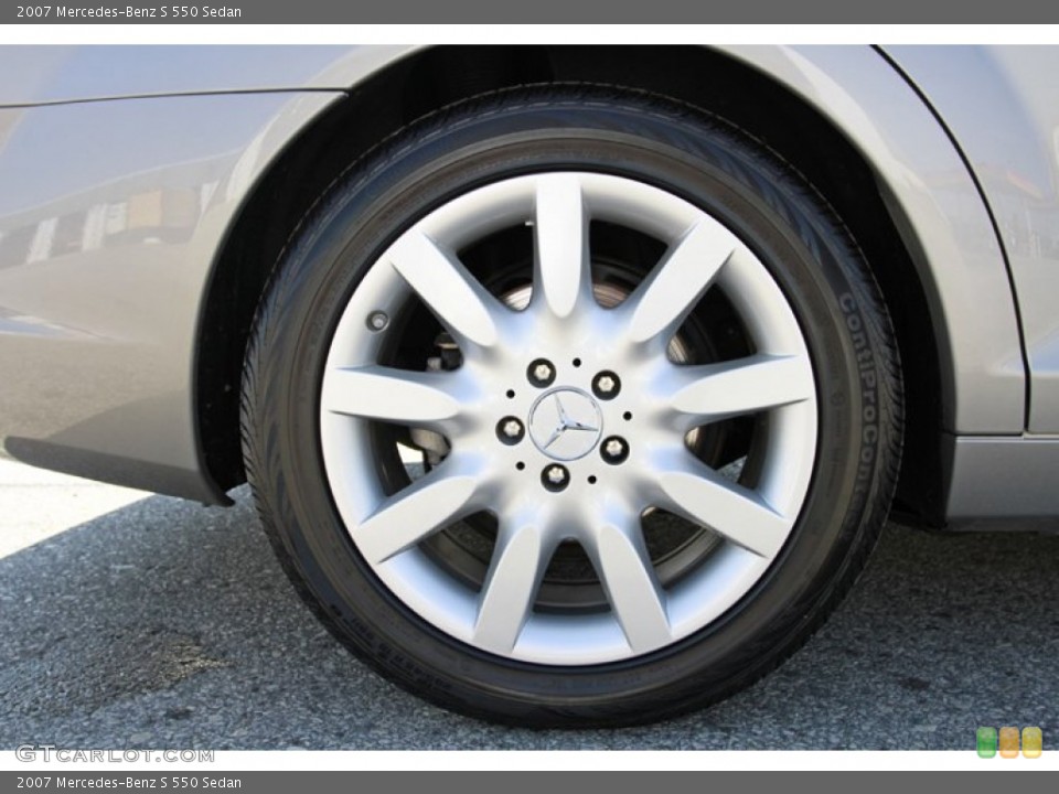 2007 Mercedes-Benz S 550 Sedan Wheel and Tire Photo #68748580