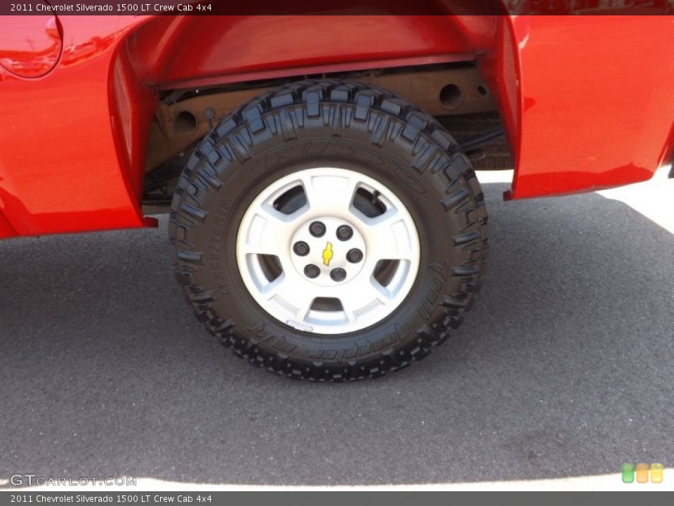 2011 Chevrolet Silverado 1500 LT Crew Cab 4x4 Wheel and Tire Photo #68752114