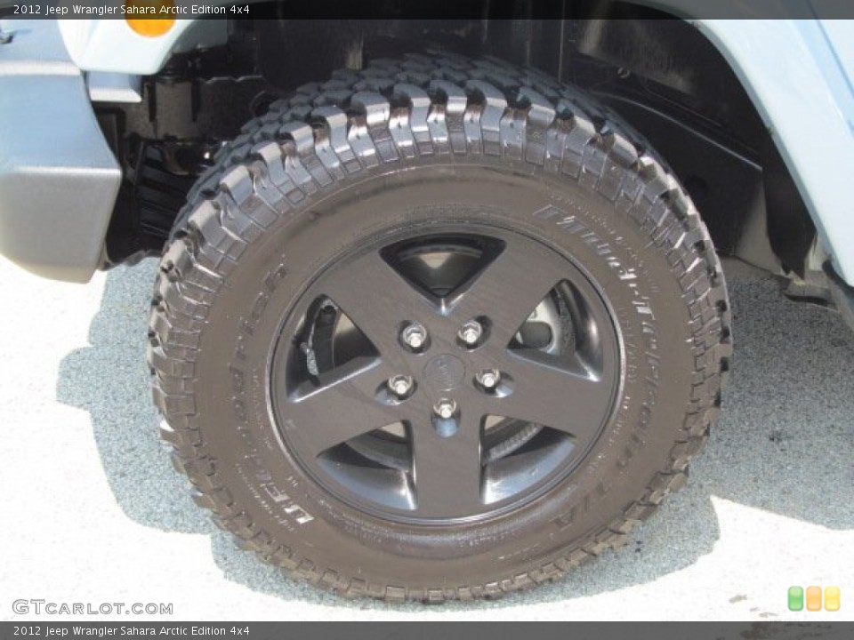 2012 Jeep Wrangler Sahara Arctic Edition 4x4 Wheel and Tire Photo #68752687