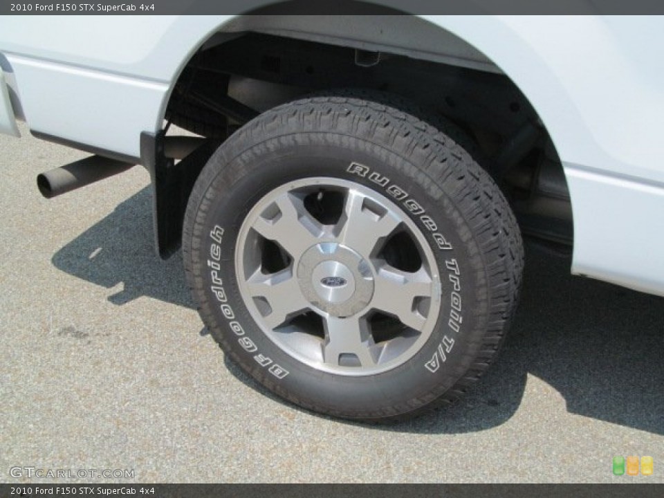 2010 Ford F150 STX SuperCab 4x4 Wheel and Tire Photo #68753503