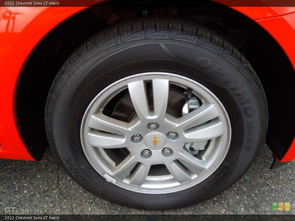 2012 Chevrolet Sonic LT Hatch Wheel and Tire Photo #68754688