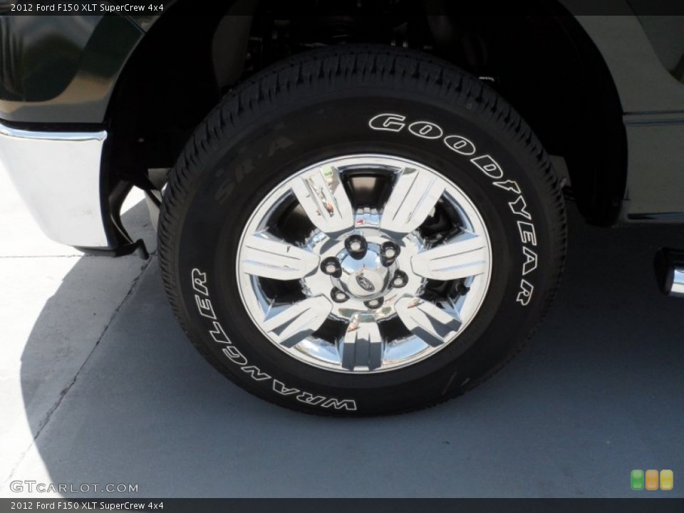 2012 Ford F150 XLT SuperCrew 4x4 Wheel and Tire Photo #68755801