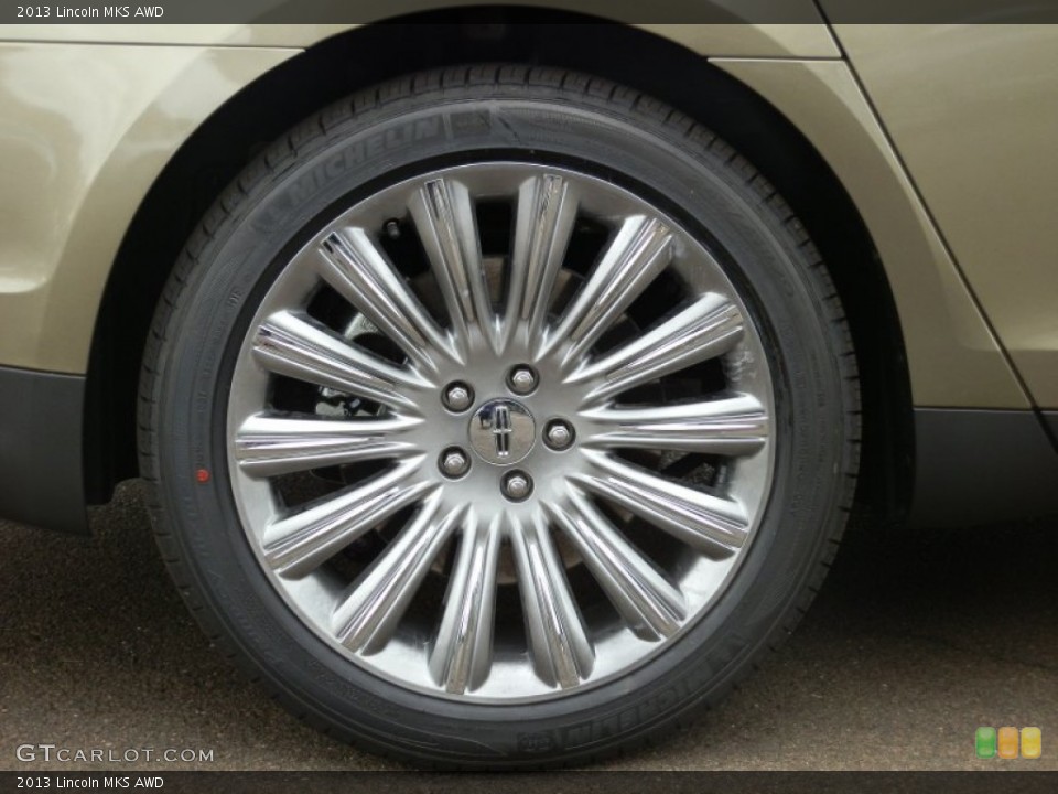 2013 Lincoln MKS AWD Wheel and Tire Photo #68763415