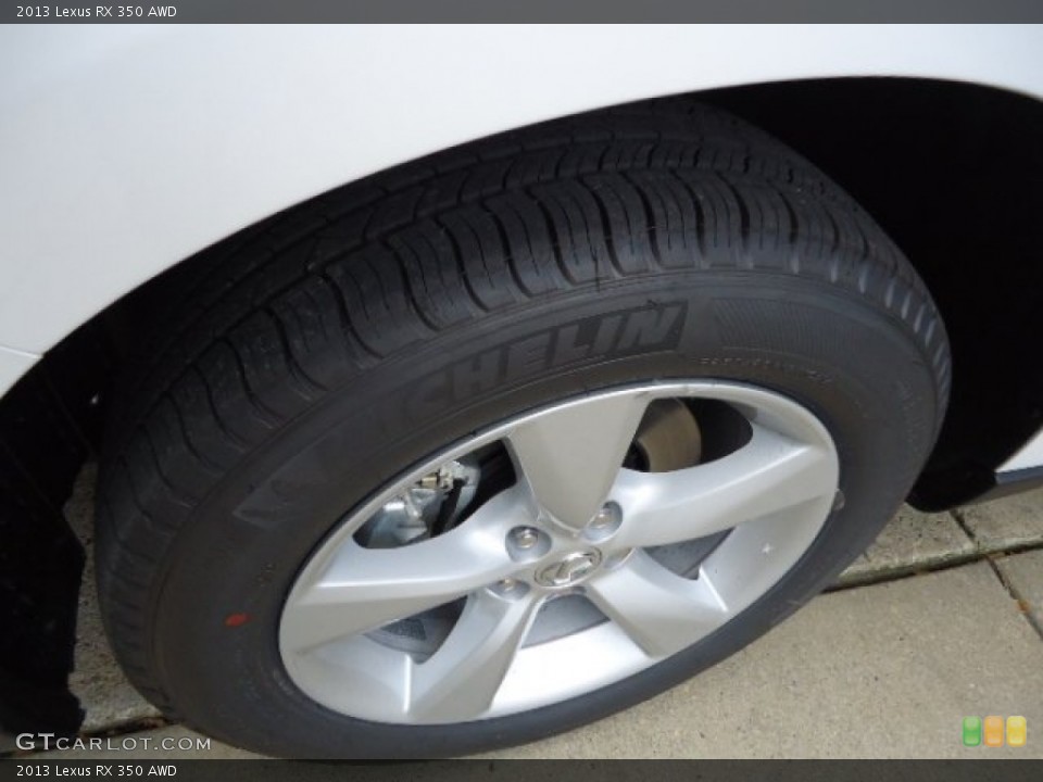 2013 Lexus RX 350 AWD Wheel and Tire Photo #68764256